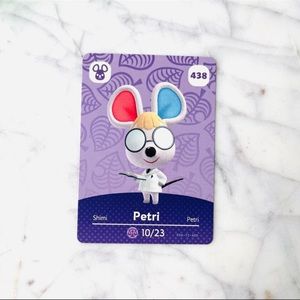 Nintendo Animal Crossing Petri 438 amiibo card Brand New